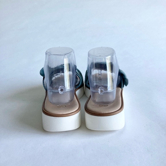 Seychelles Blue Suede Slide Sandals size 7.5 - Picture 7 of 12